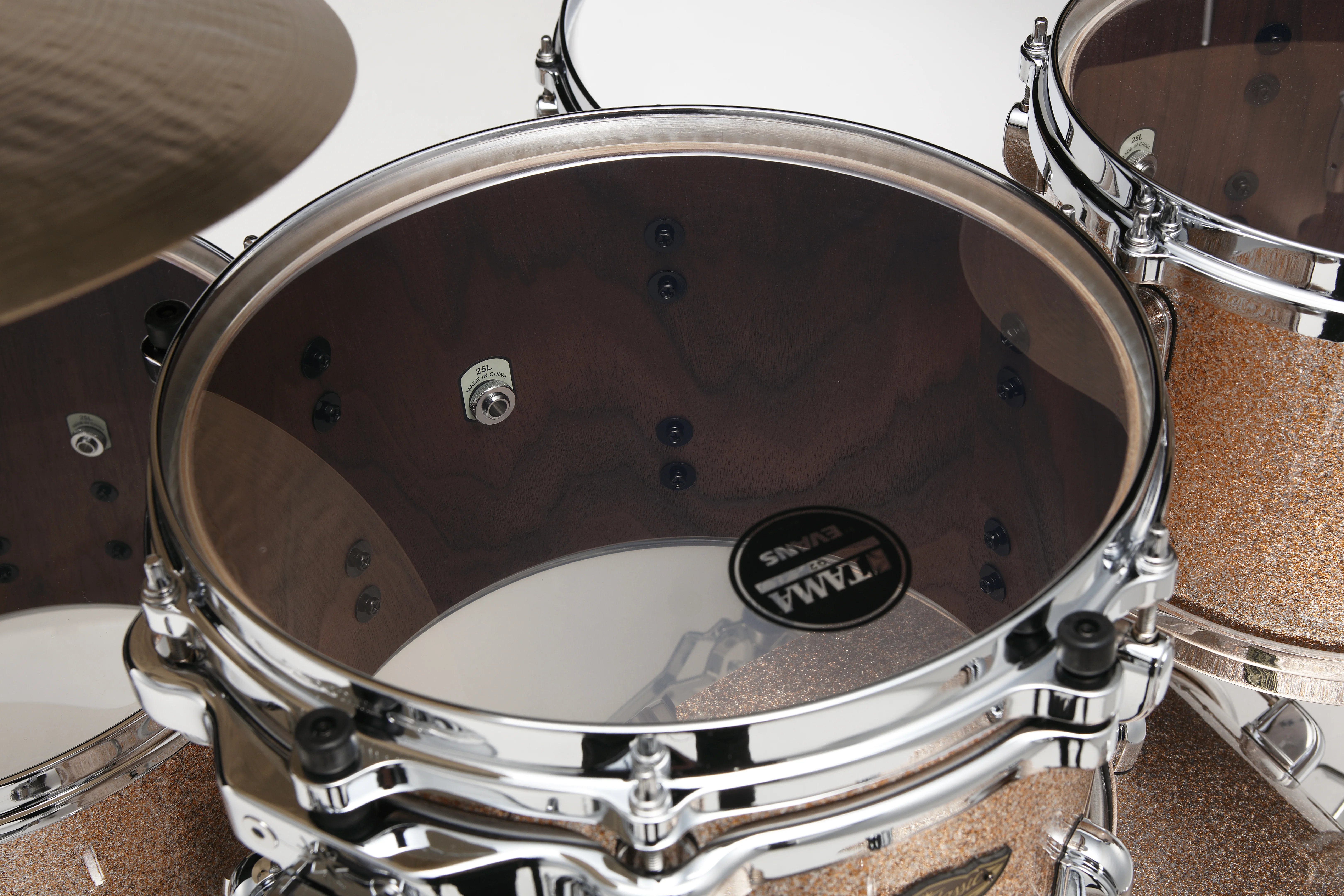 Starclassic Walnut/Birch Duracover Wrap Shell Kit 5 teilig - Vintage Champagne Sparkle